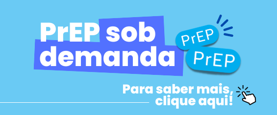 Pra Cego Ver: banner com fundo azul apresentando o texto prep sob demanda para saber mais clique aqui.